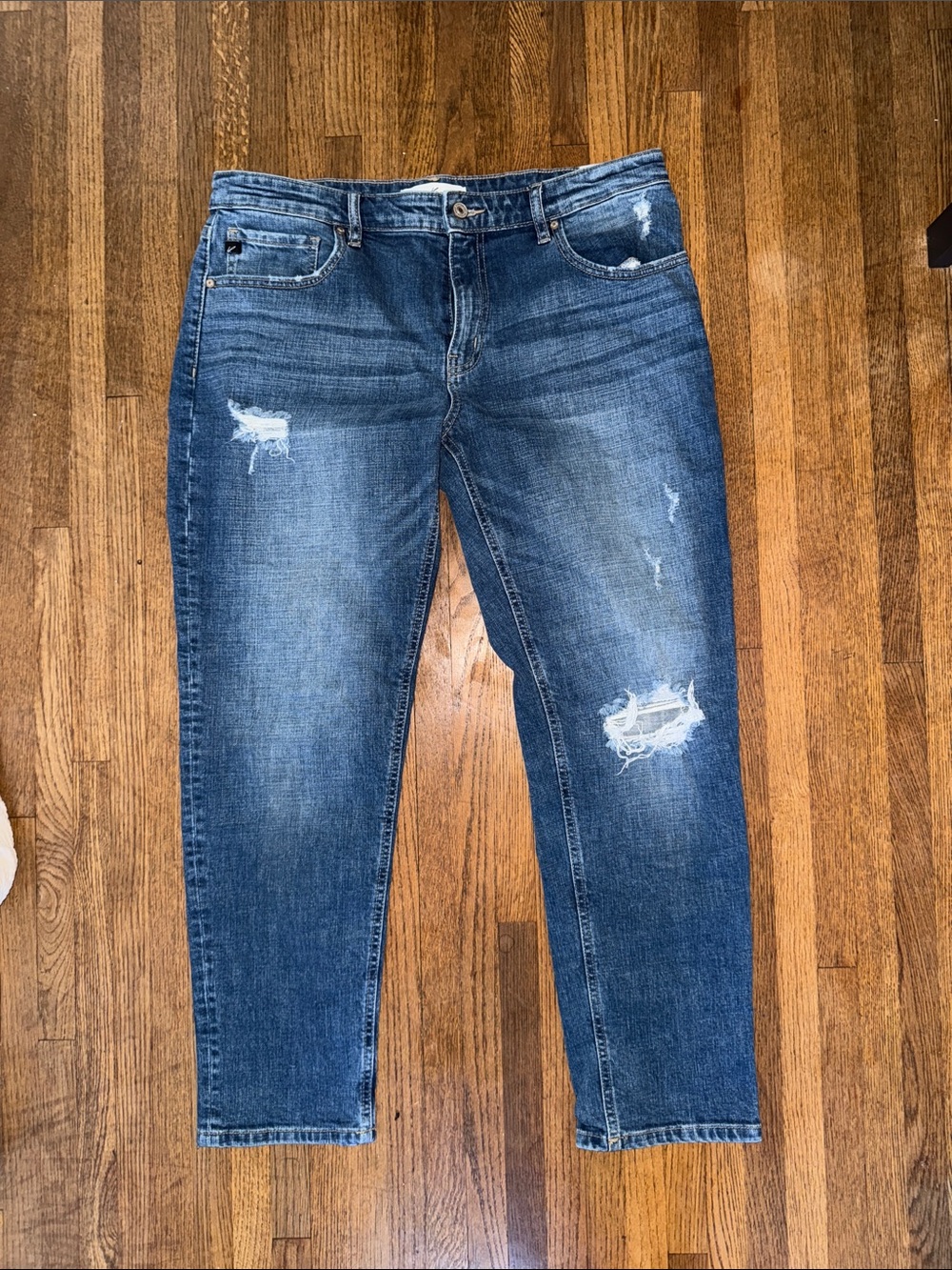 Kancan Cecilia Distressed Skinny Jeans Waist 30 Blue